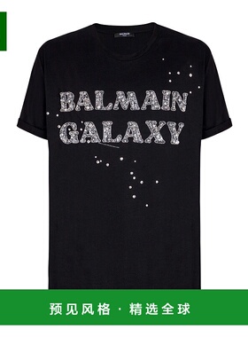 香港直邮Balmain 圆领短袖T恤 EH0EG136PC76