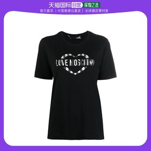 MoschinoLOVE MOSCHINO 女士黑色T恤 M387 香港直邮Love F153U