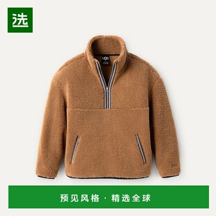 欧洲直邮UGG 男士栗色毛衣