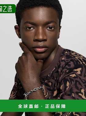 1h可退 欧洲直邮LV路易威登 男士钯色金属滑板造型挂饰