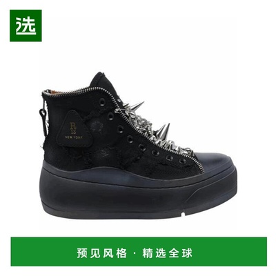 香港直邮R13 女士休闲鞋 R13S5032S244X SS2026 黑色 R13 Boots