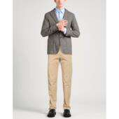 舒适时尚 1h可退 斜纹棉布裤 beige米色 香港直邮Incotex 男士