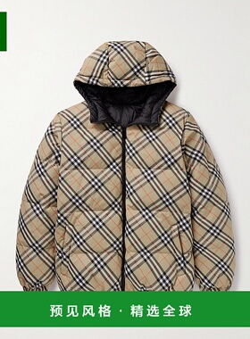香港直邮Burberry 巴宝莉 男士 雙面連帽羽絨夾克 8110215外套