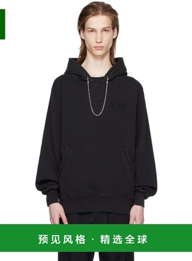1h可退 香港直邮Ambush 男士 黑色 Ball Chain 连帽衫 BMBB001S24