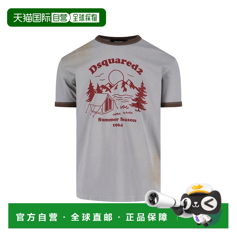 1h可退 香港直邮Dsquared2 二次方 男士 短袖T恤 S74GD1390D20035