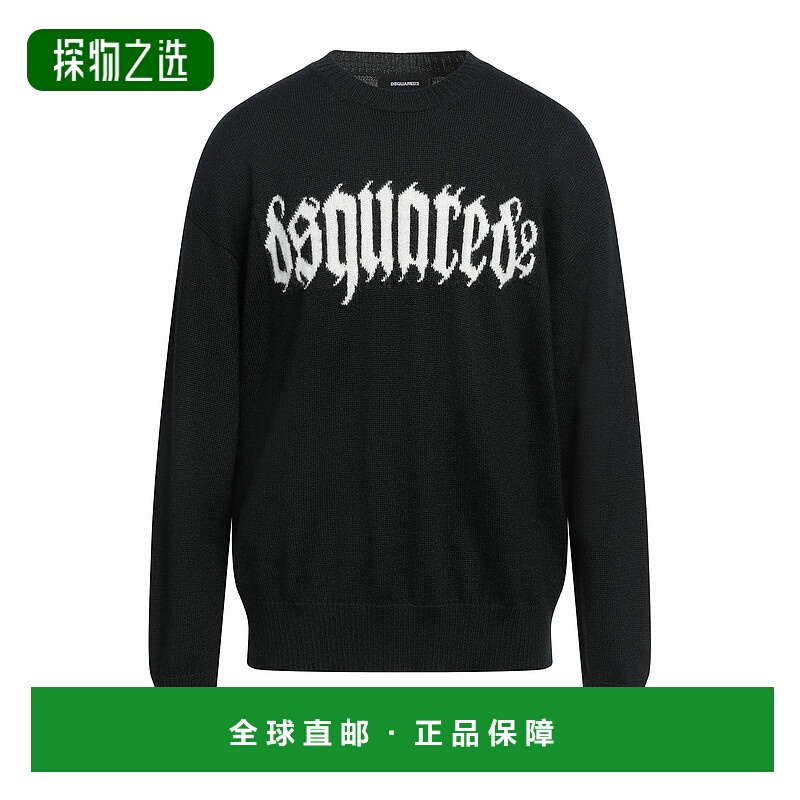 香港直邮Dsquared2 二次方 男士 毛衣 black黑色 舒适时尚