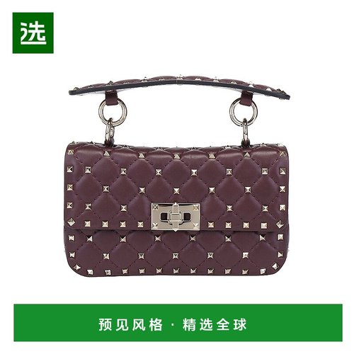 【99新未使用】香港直邮Valentino 小号spike单肩包 SW2B0123NAP