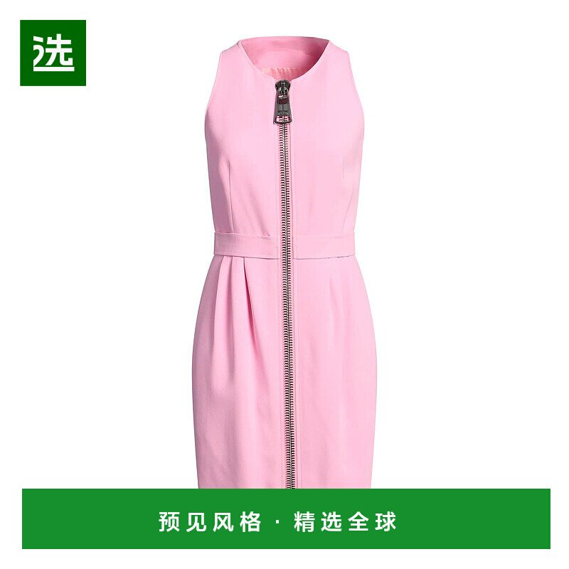 香港直邮Moschino 莫斯奇诺 女士 紧身连衣裙 pink粉色 舒适时尚