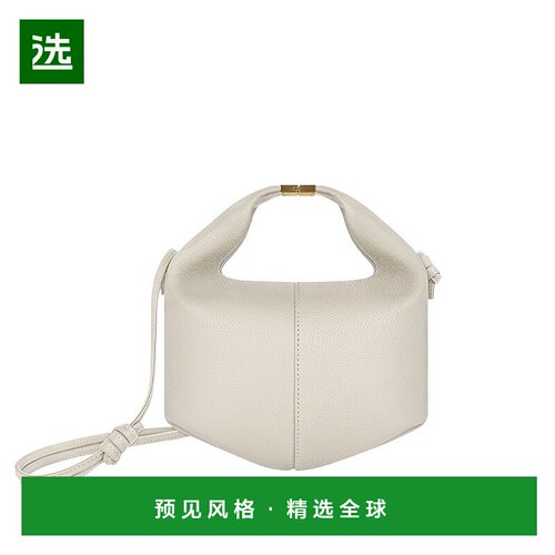 欧洲直邮POLENE 秋冬新款 Béri系列粉笔色荔枝纹手提单肩包