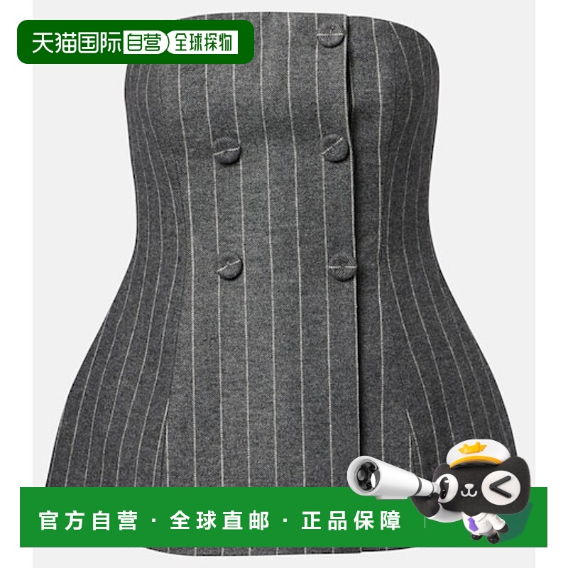 香港直邮CAROLINA HERRERA 女士 双排扣条纹上衣