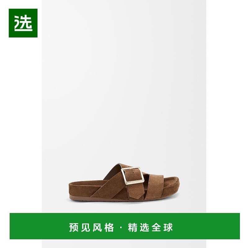 1h可退 欧洲直邮LOEWE (2025新品) Mules Ease Buckle en cuir ve