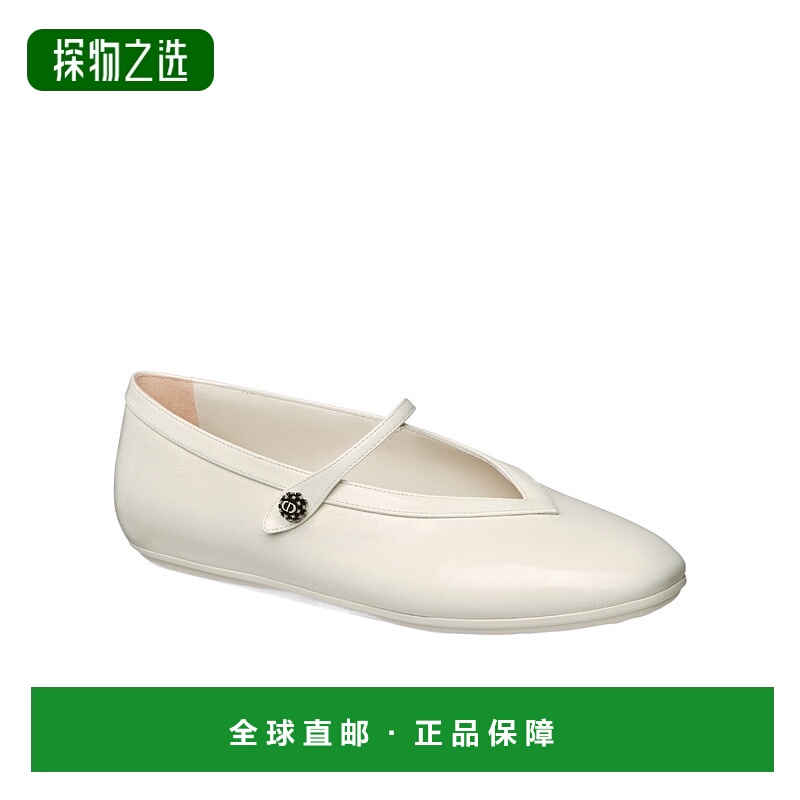 香港直邮Dior 圆头芭蕾舞鞋 KCF092GPC迪奥