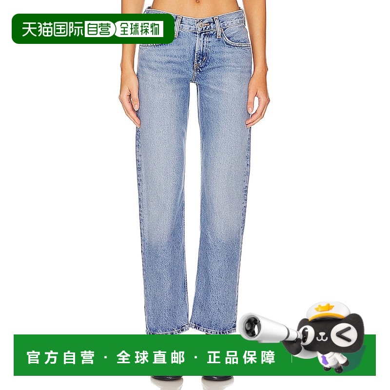 1h可退 香港直邮AGOLDE 女士 琥珀色低腰直筒牛仔裤 A9151B1535