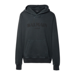 香港直邮Balmain 长袖卫衣 CH0JT216BC72帽衫连帽衫
