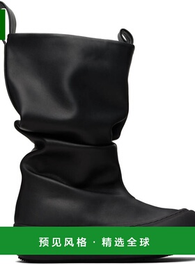 1h可退 香港直邮YUME YUME 女士 黑色 Low Fisherman 中筒靴 FML0