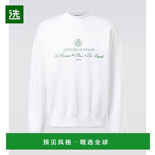 徽标刺绣卫衣 1h可退 Venice 男士 white白色 香港直邮Jacquemus