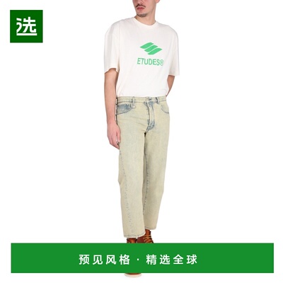 香港直邮ETUDES 男士牛仔裤 E23MM570C00211YELLOW 花色 腰带环牛