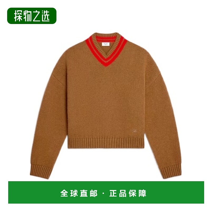 香港直邮Celine 羊绒V领毛衣 RY0RC0V09.