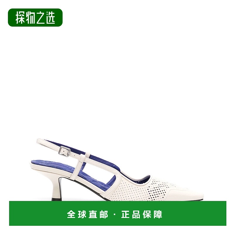 1h可退 香港直邮Burberry 巴宝莉 女士 Chisel 50mm 露跟浅口鞋 8