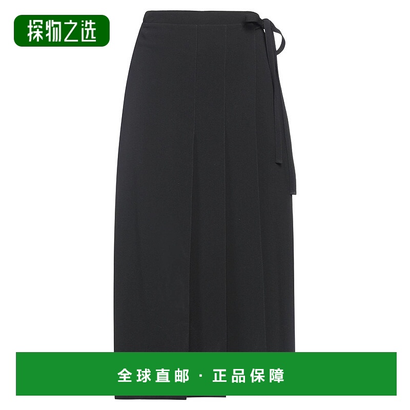 香港直邮THEORY 希尔瑞 女士 中长半身裙 black黑色 舒适时尚