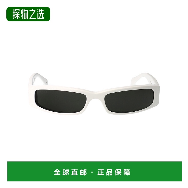 1h可退 香港直邮Gucci 古驰 男士 几何太阳镜 GG1778S white白色