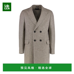 香港直邮Zegna 长袖大衣 4DG4G0297722A2杰尼亚羊毛男装西装
