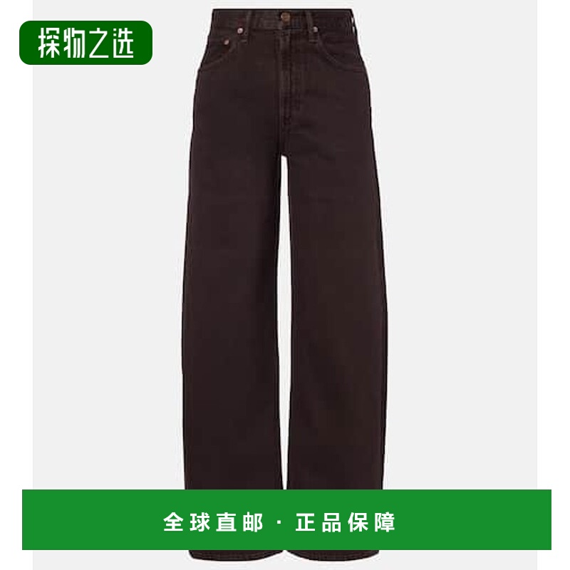 香港直邮AGOLDE 女士 Curve 低腰阔腿牛仔裤 brown棕色 舒适时尚
