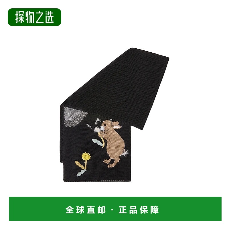 香港直邮Loewe 羊毛兔子围巾 FSA8SS1X04
