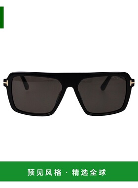 1h可退 香港直邮Tom Ford 汤姆·福特 女士 黑色醋纤太阳眼镜 FT1