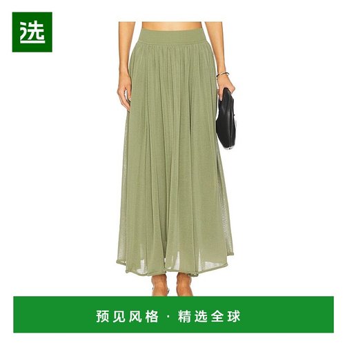 香港直邮ZIMMERMANN 女士 Illuminate 褶皱半身裙 2787SS251