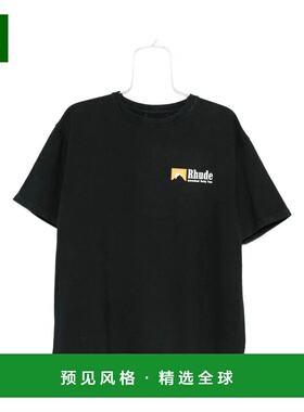 香港直邮RHUDE 男士T恤 RHPF25TT100120027 AW2025 黑色 Rhude T-
