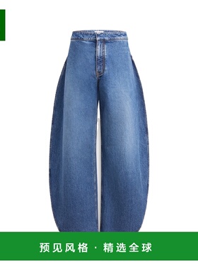 香港直邮Alaia 开衩牛仔裤 AA9P02536T536直筒裤