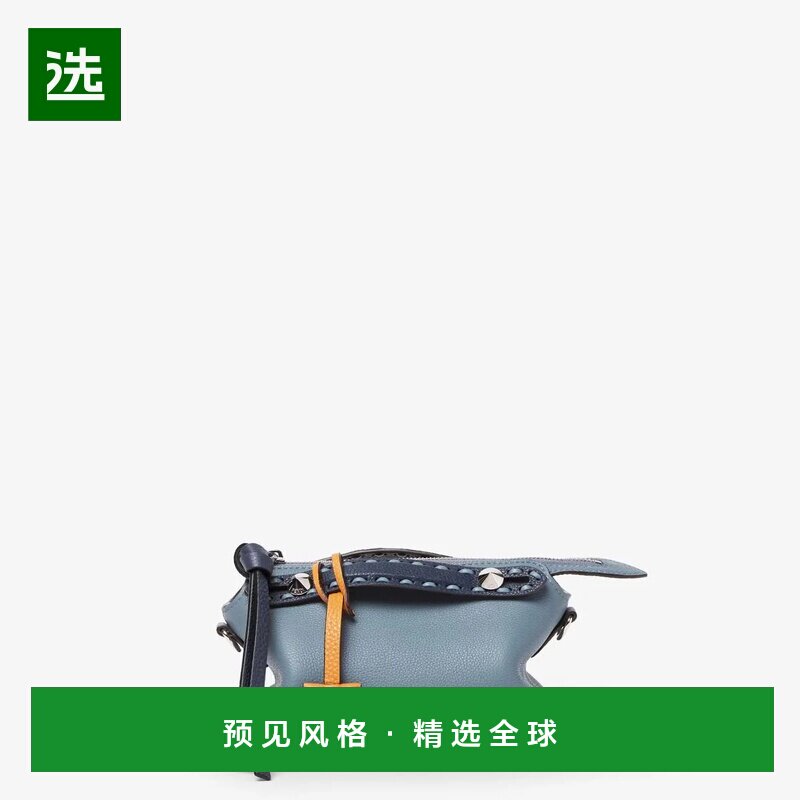 香港直邮FENDI 女士手提包 8BS098AVTCF1UR5 SS2026 蓝色 By The