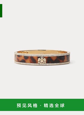 欧洲直邮RalphLauren拉夫劳伦 Lauren玳瑁纹徽章手链