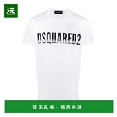 香港直邮Dsquared2 二次方 1h可退 男士 標誌印花圓領 卹 S74GD