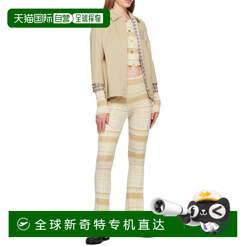 香港直邮Acne Studios 条纹喇叭休闲裤 FN-WN-TROU000968