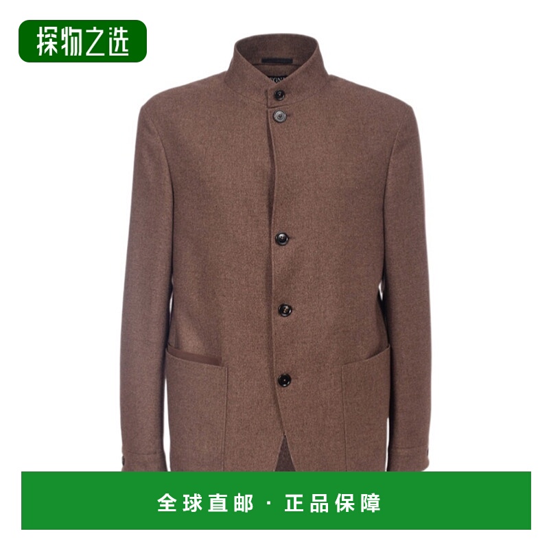 香港直邮Zegna 贴袋纽扣夹克 250C57A21VH杰尼亚男装