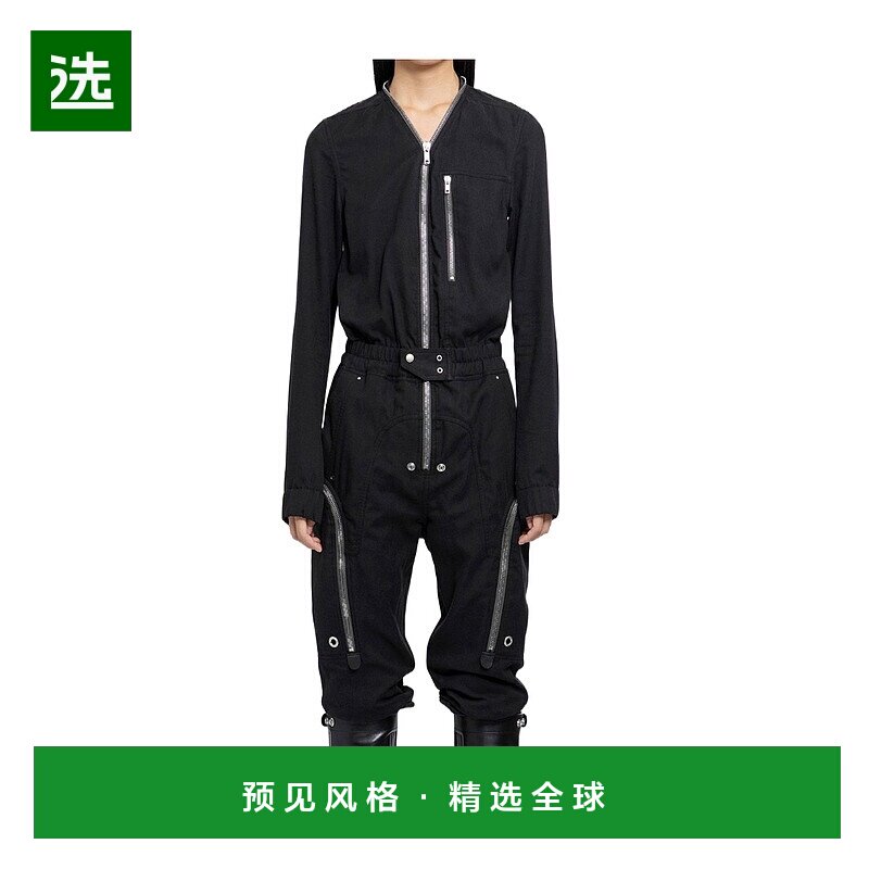 香港直邮Rick Owens 工装拉链连体衣 RP02B6550FL【付后1h可退】