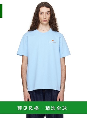 1h可退 香港直邮Casablanca 男士 蓝色 Montagne Patch T 恤 MPF2