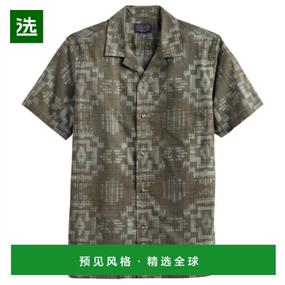 1h可退 【美国直邮】pendleton 男士 衬衫短袖花衬衫