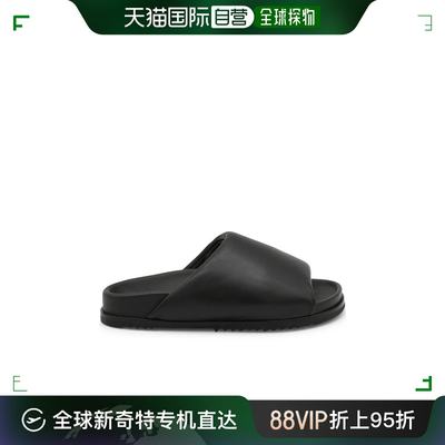 香港直邮Rick Owens 徽标拖鞋 RP01C5838LPO