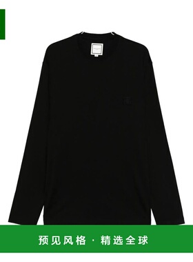 香港直邮WOOYOUNGMI 男士T恤 W253TS17713B AW2025 黑色 背面徽标