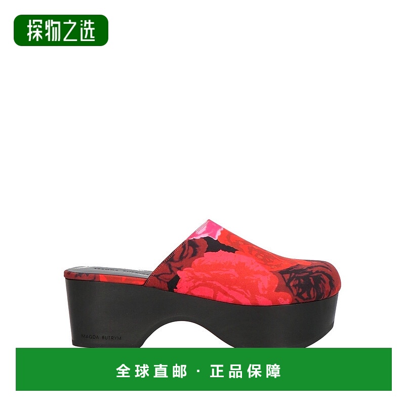 香港直邮magda butrym 女士 Mules 木屐 red红色 舒适时尚