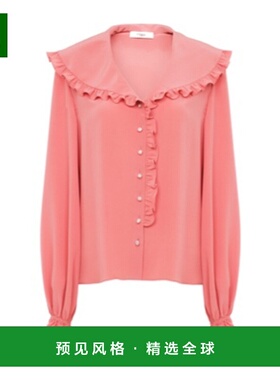 香港直邮Chloe 长袖衬衫 女装真丝上衣CH25WHT78005