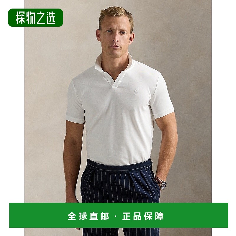 欧洲直邮RALPH LAUREN拉夫劳伦 Polo定制修身弹力珠地网眼Pol