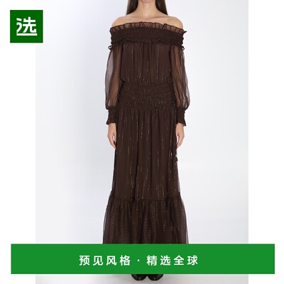 香港直邮SELF-PORTRAIT 女士连衣裙 RS26156XABROWN SS2026