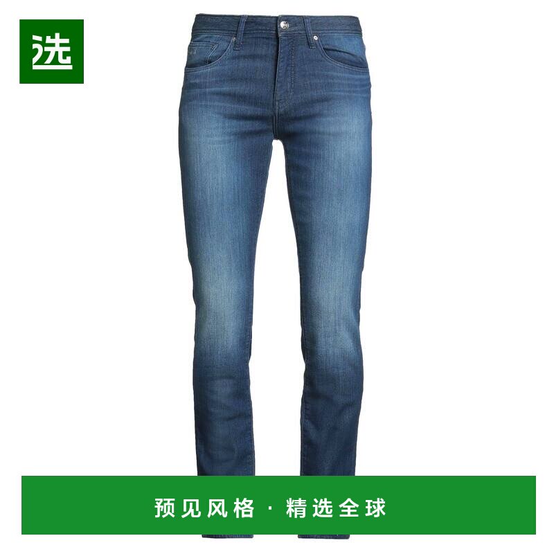 1h可退 香港直邮Armani Exchange 男士 紧身牛仔裤 blue蓝色 舒适
