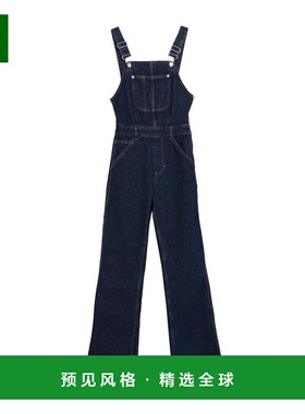 1h可退 香港直邮Topshop 女士 牛仔工装连身裤 blue蓝色 舒适时尚