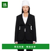 美国直邮 Homme Comme 1h可退 des Garçons Plus 黑色华达呢西