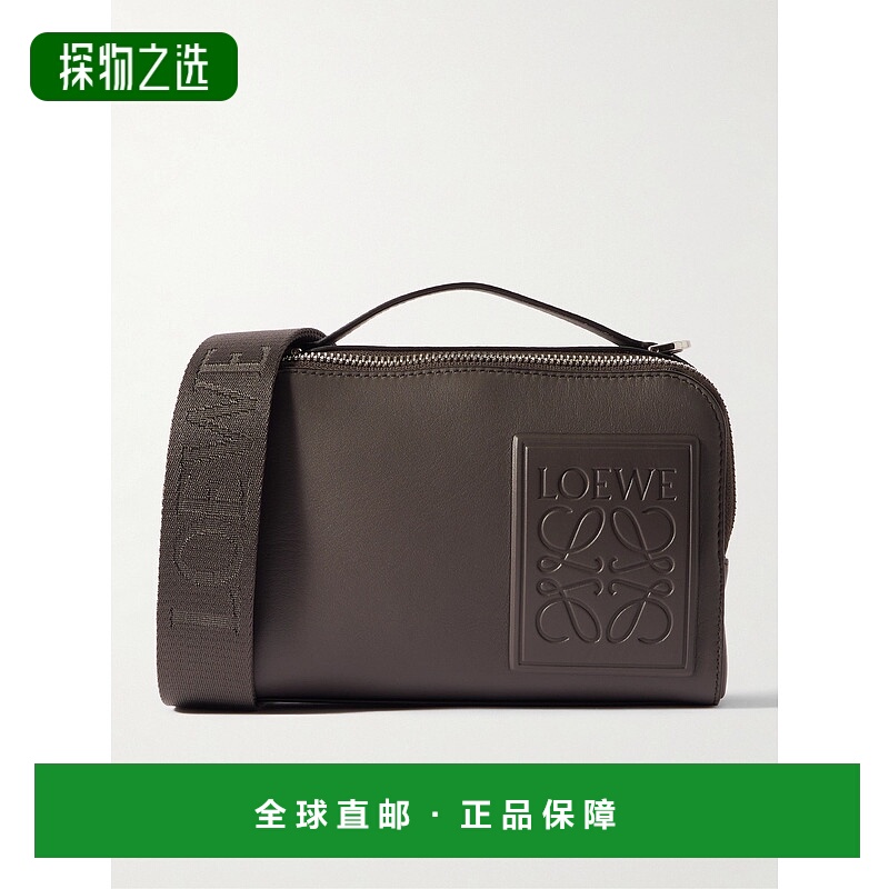 香港直邮LOEWE 罗意威 男士 Camera Logo-Appliquéd 迷你皮革邮